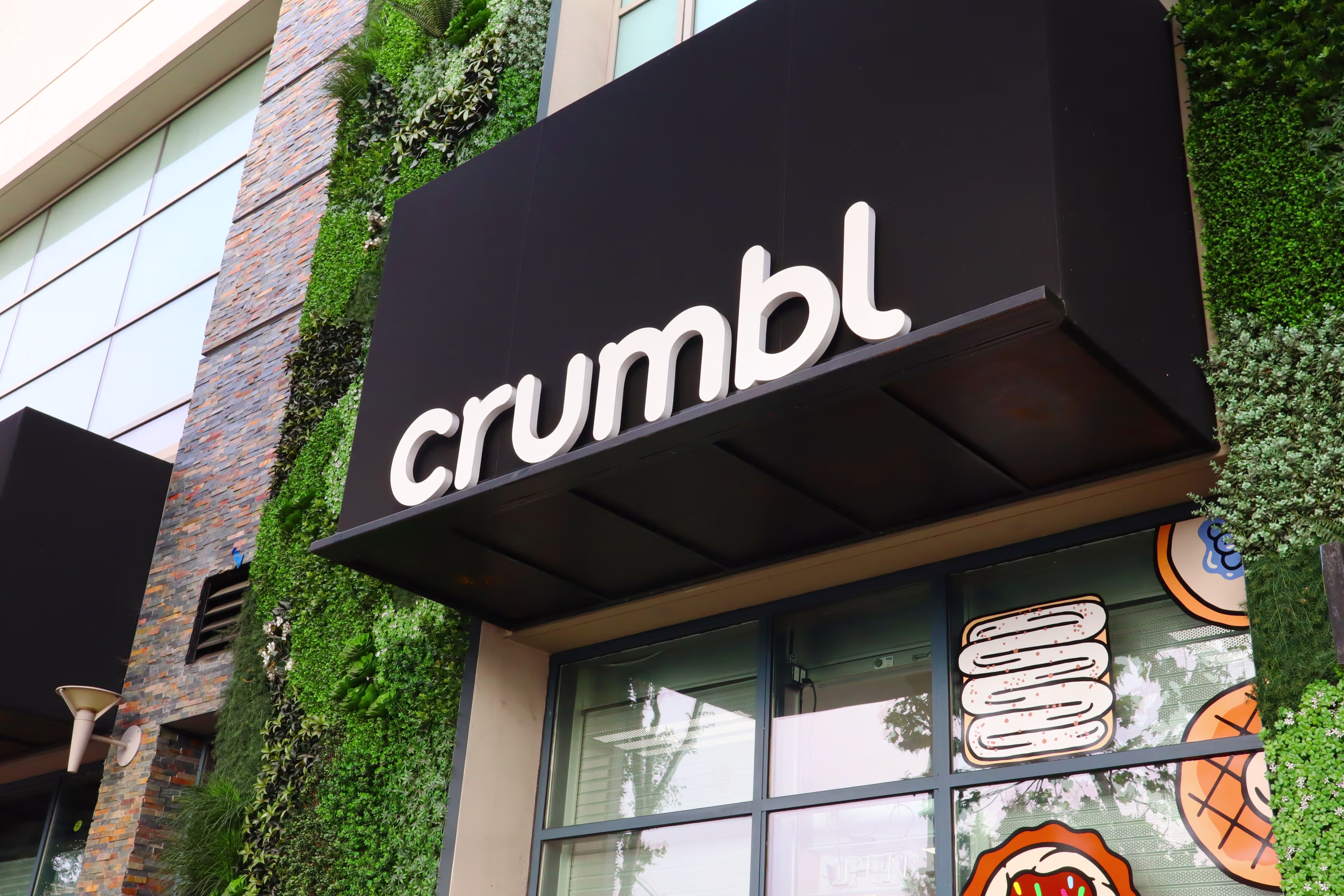 Crumbl exterior sign